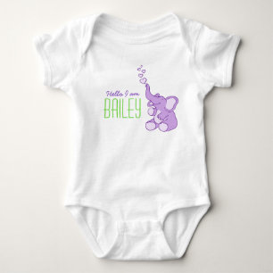 Nyfödd bebis-elefantens välkomstskjorta av baby na tee shirt