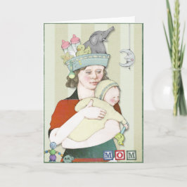 Nyfödd bebis eller Mors dag Kort