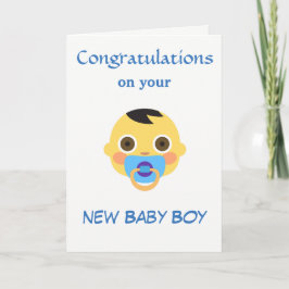 Nyfödd bebis, Emoji. Kort
