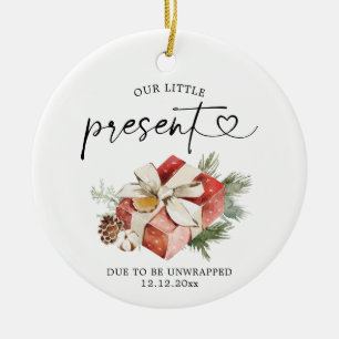 Nyfödd bebis-julens Gravid Ornament Gift