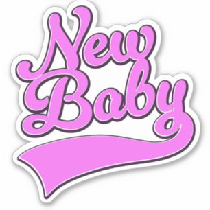 Nyfödd bebis klistermärken
