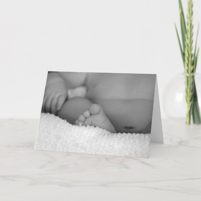 Nyfödd bebis kort (Framsida)