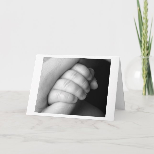 Nyfödd bebis kort (Framsida)