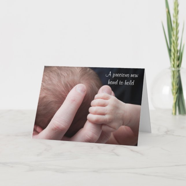 Nyfödd bebis kort (Framsida)