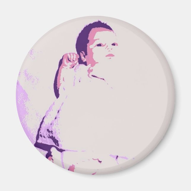 Nyfödd bebis magnet (Framsidan)
