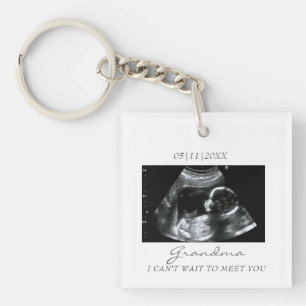 Nyfödd bebis Meddelande om mormor Ultrasound Gift