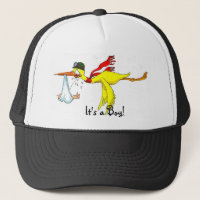Nyfödd bebis pojke Peeing på storken!