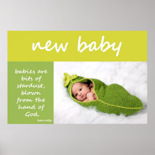 Nyfödd bebis poster