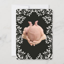 Nyfödd bebis Sip & See Tack Birth Notice Inbjudningar