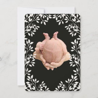Nyfödd bebis Sip & See Tack Birth Notice Inbjudningar