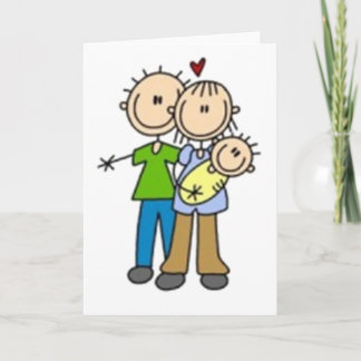 Nyfödd bebis Stick figurer Meddelande