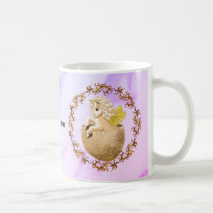 Nyfödd bebis Unicorn Kaffemugg