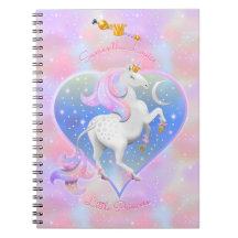 Nyfödd bebis Unicorn Spiral fotopatbok för fotfoto