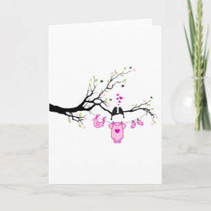nyfödd bebisflicka, baby showerdesign inbjudan