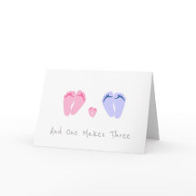 Nyfödd bebisflicka - och en gör tre