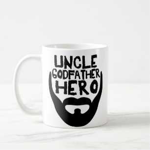 Nyfödd bebisGodparent för Uncle Gudfader Hjälte Kaffemugg