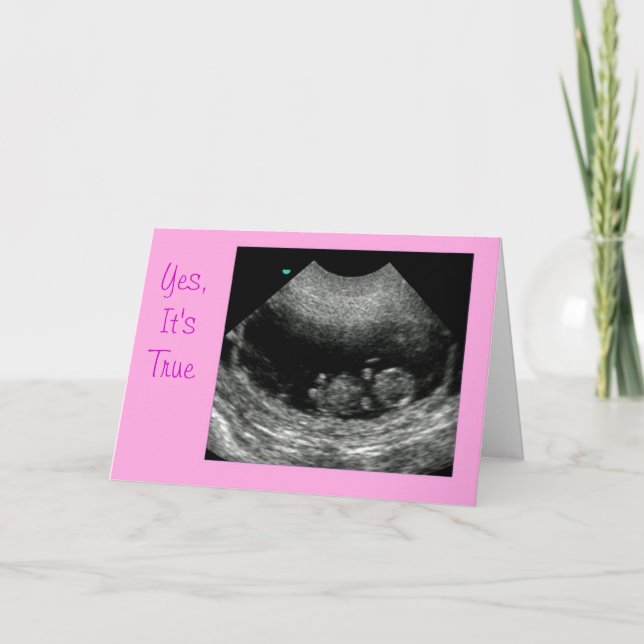 Nyfödd bebisrosor meddelande (Framsida)