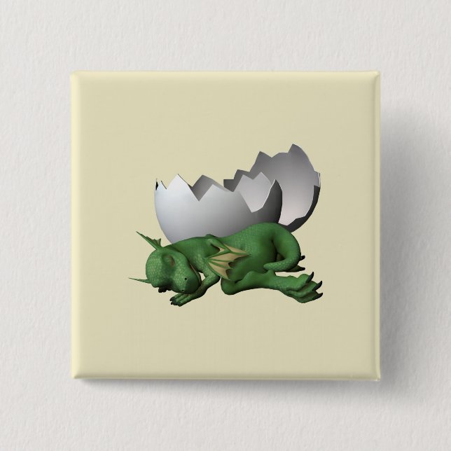 Nyfödd Dragon Knapp (Framsida)