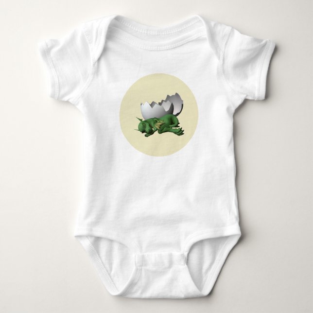Nyfödd Drakة T-shirt (Framsida)