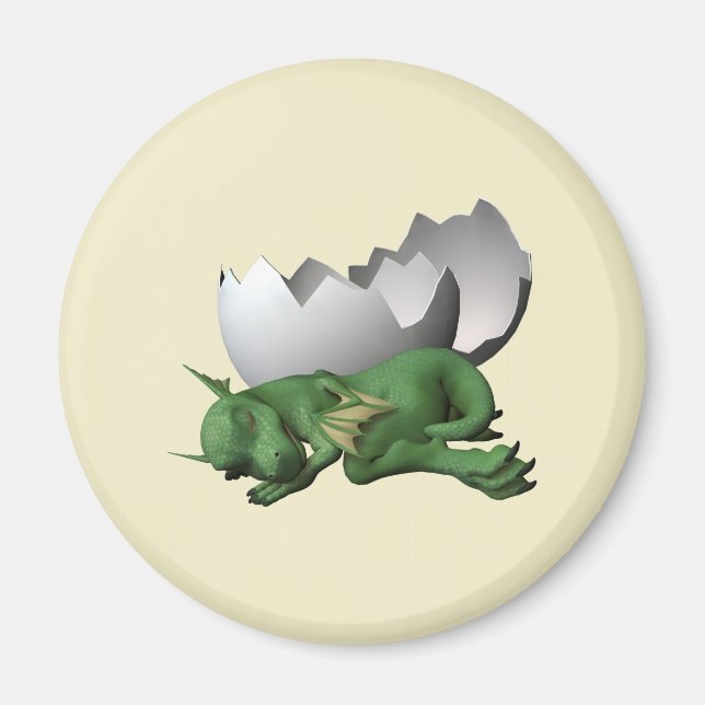 Nyfödd Drak Magnet (Framsidan)