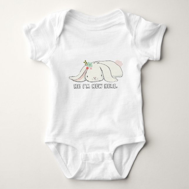 Nyfödd skjorta t-shirt (Framsida)