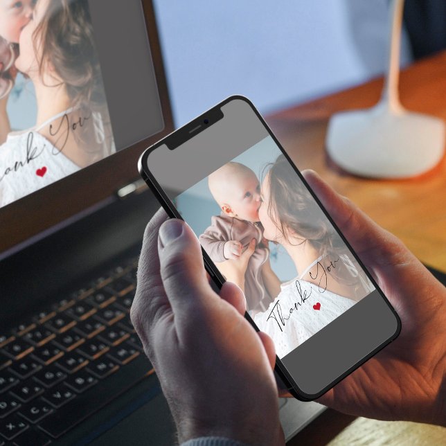 Nyfödda baby 2-foton - enkelt skript tack för ditt inbjudningar (Skapare uppladdad)