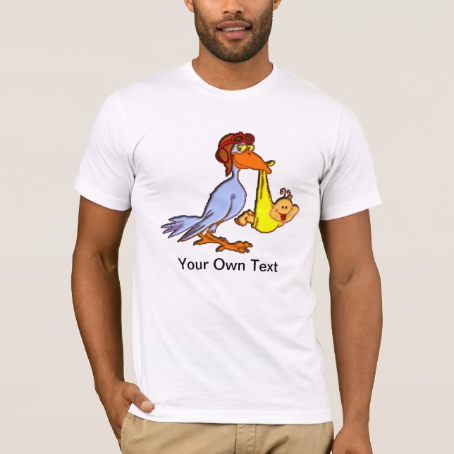 Nyfödda Baby ankomst - Stork Delivery Tröja (Framsida)