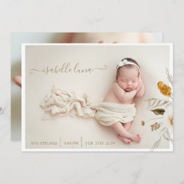 Nyfödda födelseland Fotoutannonser Inbjudningar