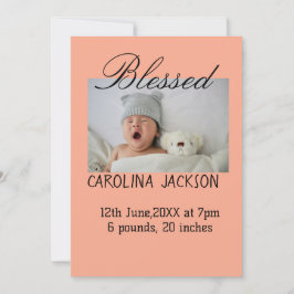 Nyfödda, foto, modernt födelsemeddelande meddelande