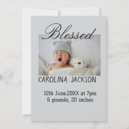 Nyfödda, foto, modernt födelsemeddelande meddelande