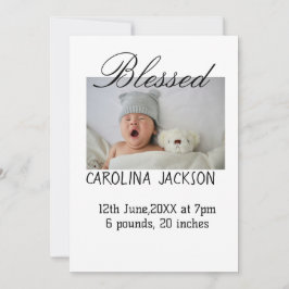 Nyfödda, foto, modernt födelsemeddelande meddelande