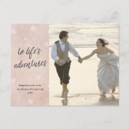 Nyfödda Helgdag - foto för nya år Vykort