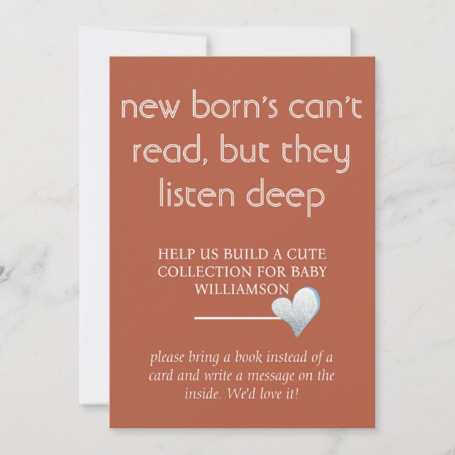 nyfödda kan inte läsa, men de lyssnar på babydusch (Framsida)