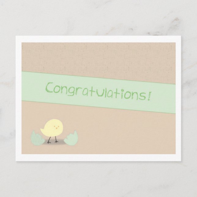 Nyfödda Nyfödd bebis, grattis kort (Framsida)