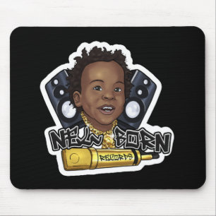 Nyfödda poster Mousepad Musmatta