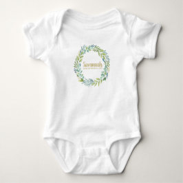 Nyfödda spädbarn Baby Eucalyptus Utandning T Shirt