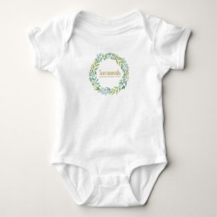 Nyfödda spädbarn Baby Eucalyptus Utandning T Shirt