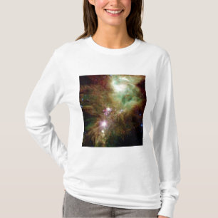 Nyfödda stjärnor i julgranen samla i en klunga t-shirt