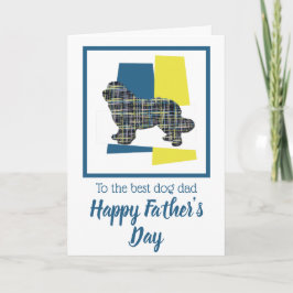 Nyfoundland Hund TriColour Fars Dagskort Kort