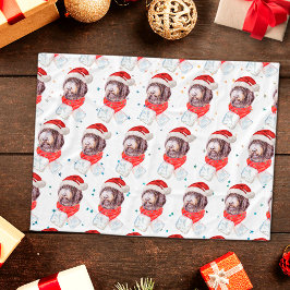 Nyfypoo Hund aveln julstjärnor Fleecefilt