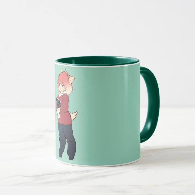 NYGEL Baaarbra Two-Tone Mugg, 15 oz Mugg (Framsida höger)