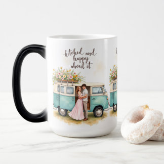 Nygift och Glad Campingmugg Magisk Mugg