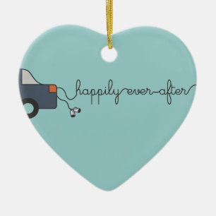 Nygift personjulprydnad julgransprydnad keramik