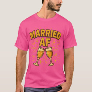 Nygift T-Shirt – Rolig Nygiftad Tee