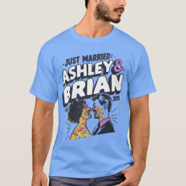 Nygifta: Ashley & Brian – Est. 2024 T Shirt