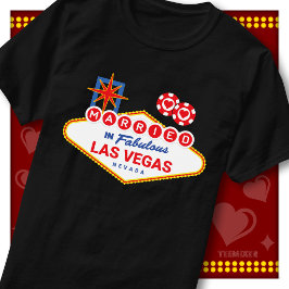 Nygifta i fantastiska Las Vegas brudpar T Shirt