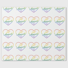 Nygifta III - HBTQ-bröllop Presentpapper