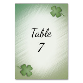 Nygifta Irländska Bröllopsflagga Bordsnummer