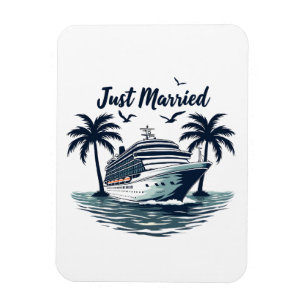 Nygifta kryssning sommar bröllop make maka magnet