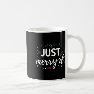 Nygifta Matchande Jul Bröllopsfest Gifta Kaffemugg